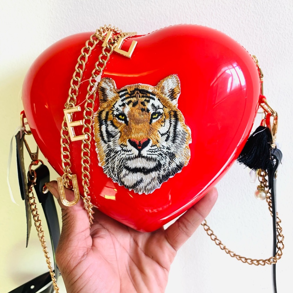Red heart shaped Bag
